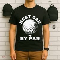 Best Dad By Par Golf Player Golfer Dad Fathers Day T-Shirt thumb 6