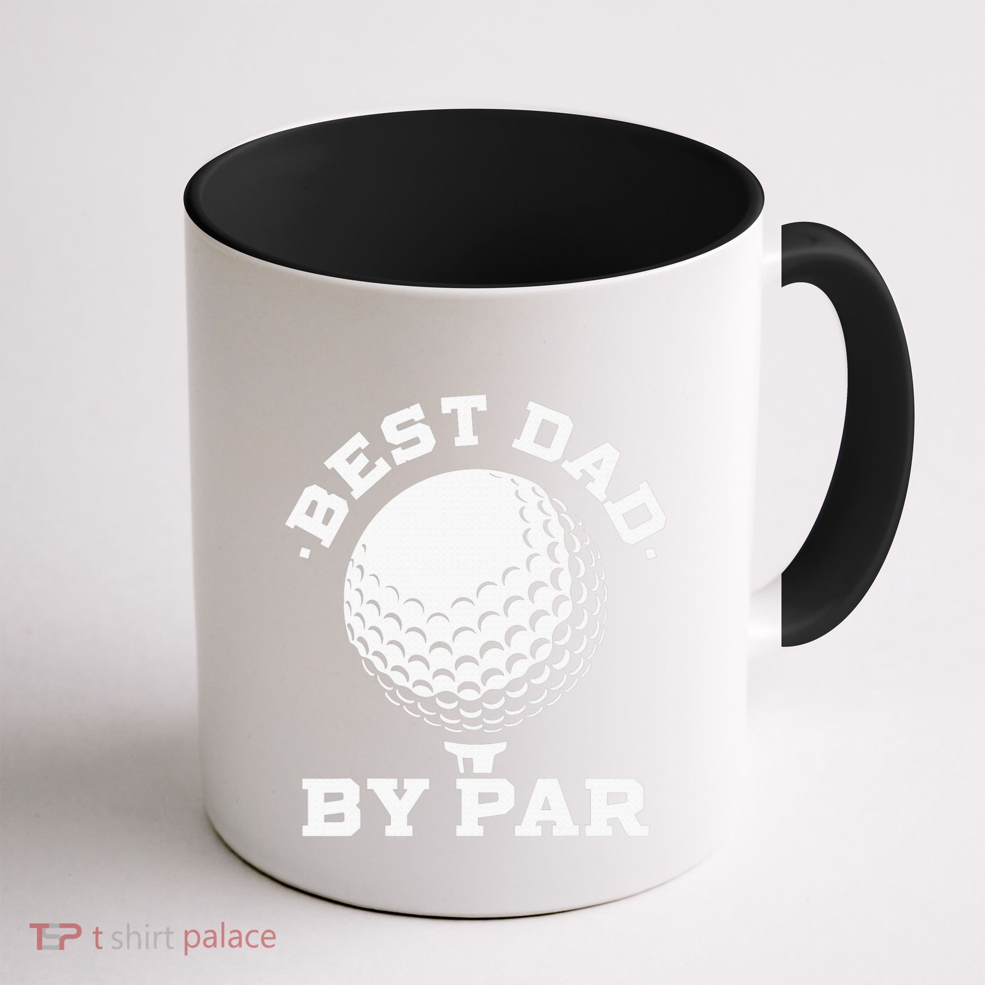 Best Dad By Par Golf Player Golfer Dad Fathers Day Coffee Mug