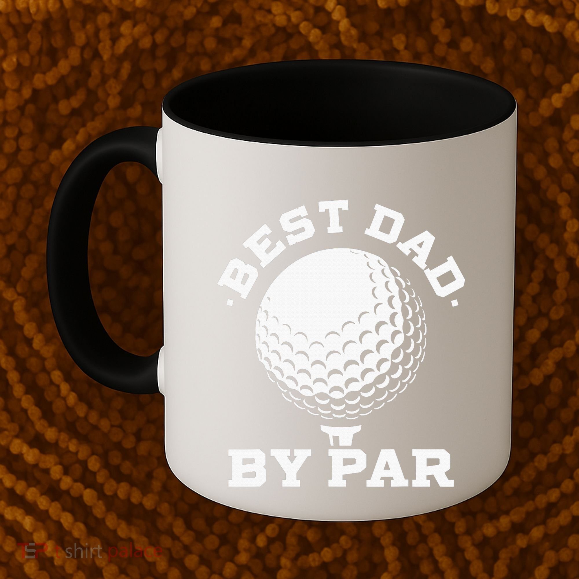 Best Dad By Par Golf Player Golfer Dad Fathers Day Coffee Mug
