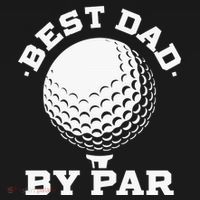 Best Dad By Par Golf Player Golfer Dad Fathers Day Tank Top thumb 6