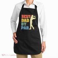 Best Dad By Par Golf American Us Flag Apron thumb 2