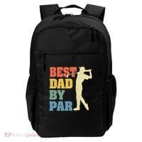 Best Dad By Par Golf American Us Flag Backpack thumb 0
