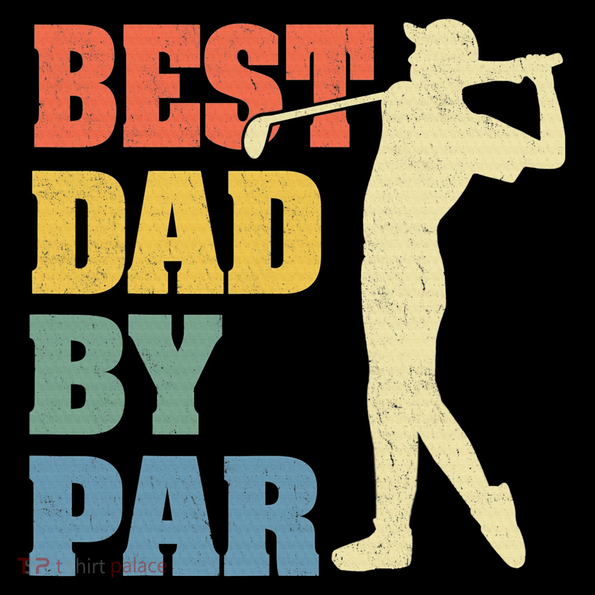 Best Dad By Par Golf American Us Flag Coffee Mug