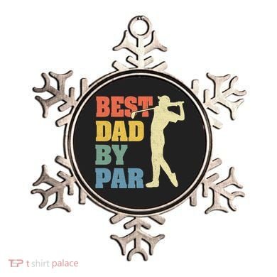Best Dad By Par Golf American Us Flag Ornament