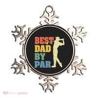 Best Dad By Par Golf American Us Flag Ornament thumb 0