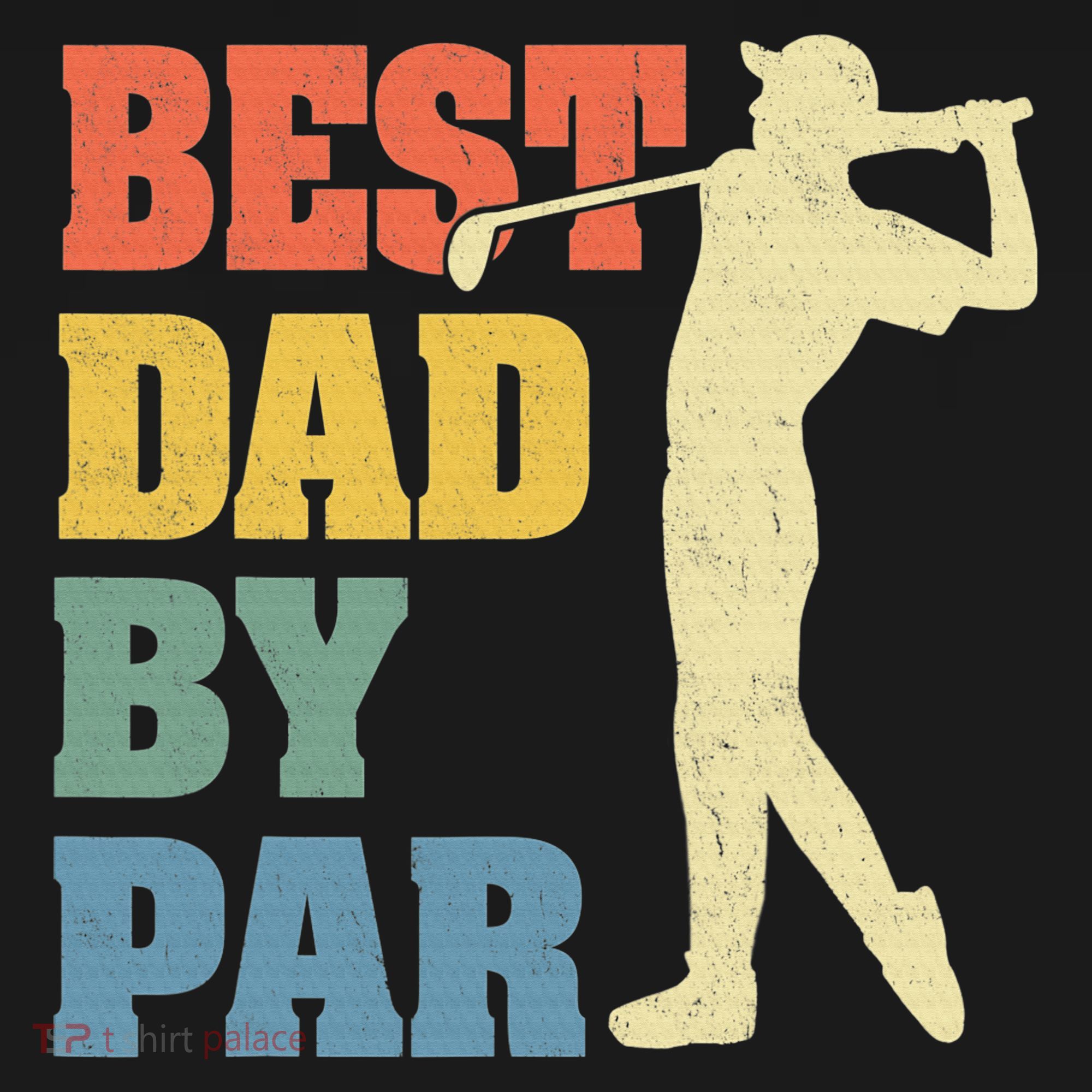 Best Dad By Par Golf American Us Flag Ornament