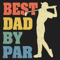 Best Dad By Par Golf American Us Flag Golf Towel thumb 3