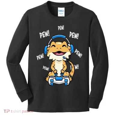 Bearded Dragon Kids Long Sleeve Shirt