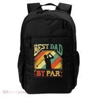 Best Dad By Par Father Appreciation Golf Lover FatherS Day Cool Gift Backpack thumb 0