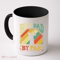 Best Dad By Par Father Appreciation Golf Lover FatherS Day Cool Gift Coffee Mug thumb 0