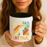 Best Dad By Par Father Appreciation Golf Lover FatherS Day Cool Gift Coffee Mug thumb 3