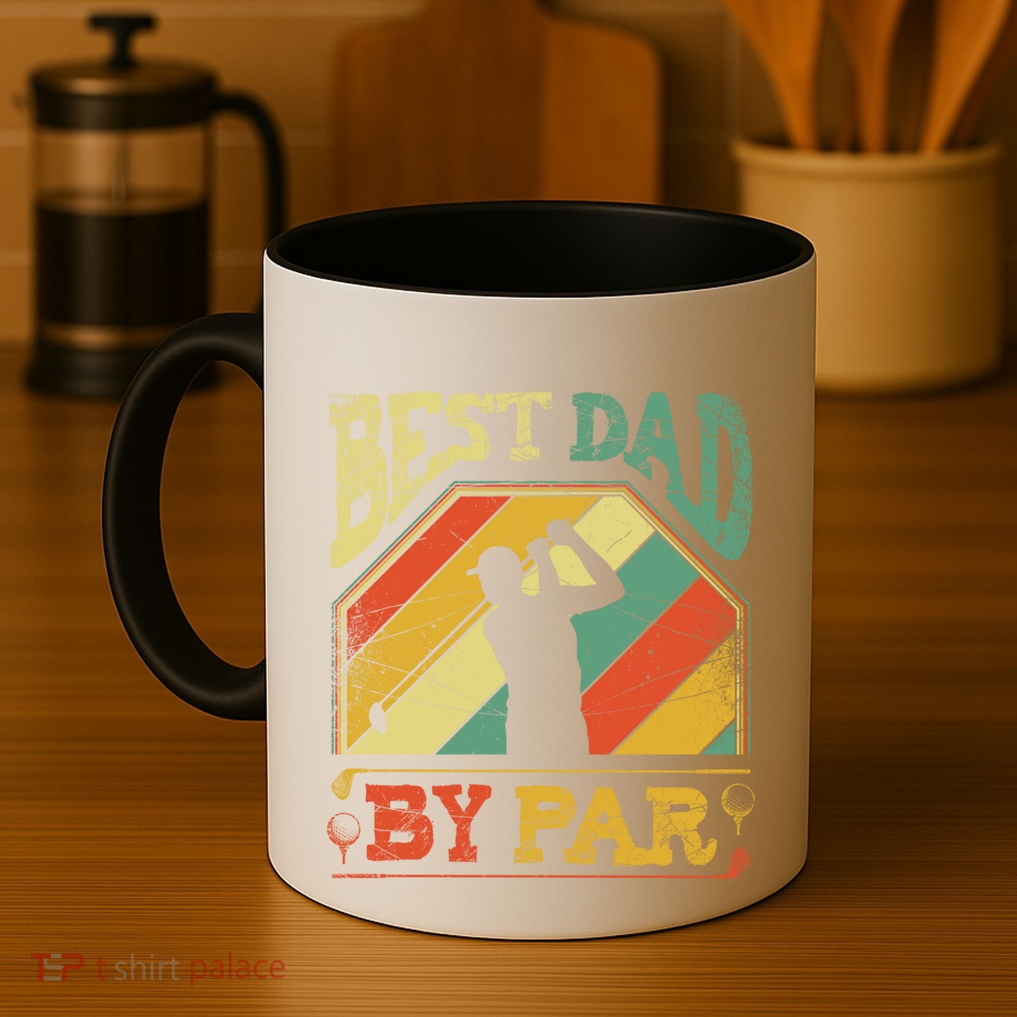 Best Dad By Par Father Appreciation Golf Lover FatherS Day Cool Gift Coffee Mug