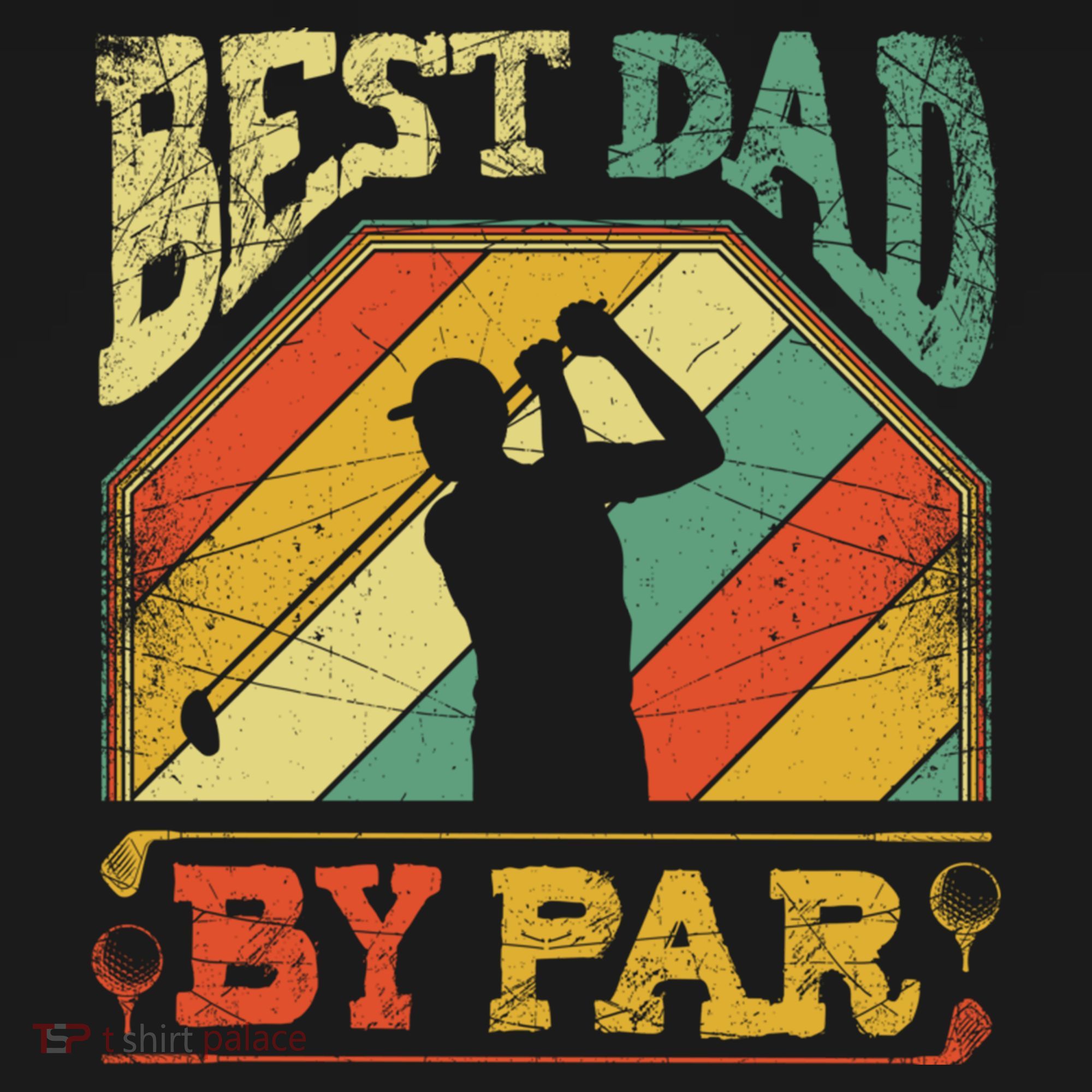 Best Dad By Par Father Appreciation Golf Lover FatherS Day Cool Gift Pajama Set