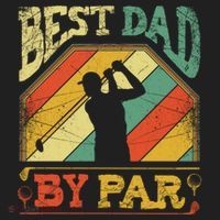 Best Dad By Par Father Appreciation Golf Lover FatherS Day Cool Gift Hat thumb 2