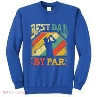 Best Dad By Par Father Appreciation Golf Lover FatherS Day Cool Gift Sweatshirt thumb 0