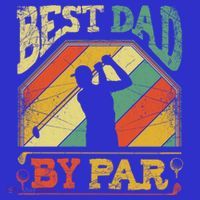 Best Dad By Par Father Appreciation Golf Lover FatherS Day Cool Gift Coaster thumb 2