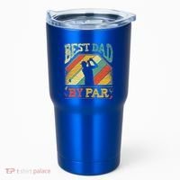 Best Dad By Par Father Appreciation Golf Lover FatherS Day Cool Gift Tumbler thumb 0