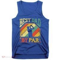 Best Dad By Par Father Appreciation Golf Lover FatherS Day Cool Gift Tank Top thumb 0