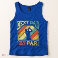 Best Dad By Par Father Appreciation Golf Lover FatherS Day Cool Gift Tank Top thumb 2
