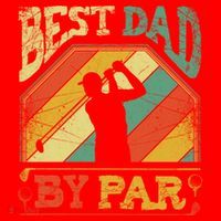 Best Dad By Par Father Appreciation Golf Lover FatherS Day Cool Gift Santa Hat thumb 1
