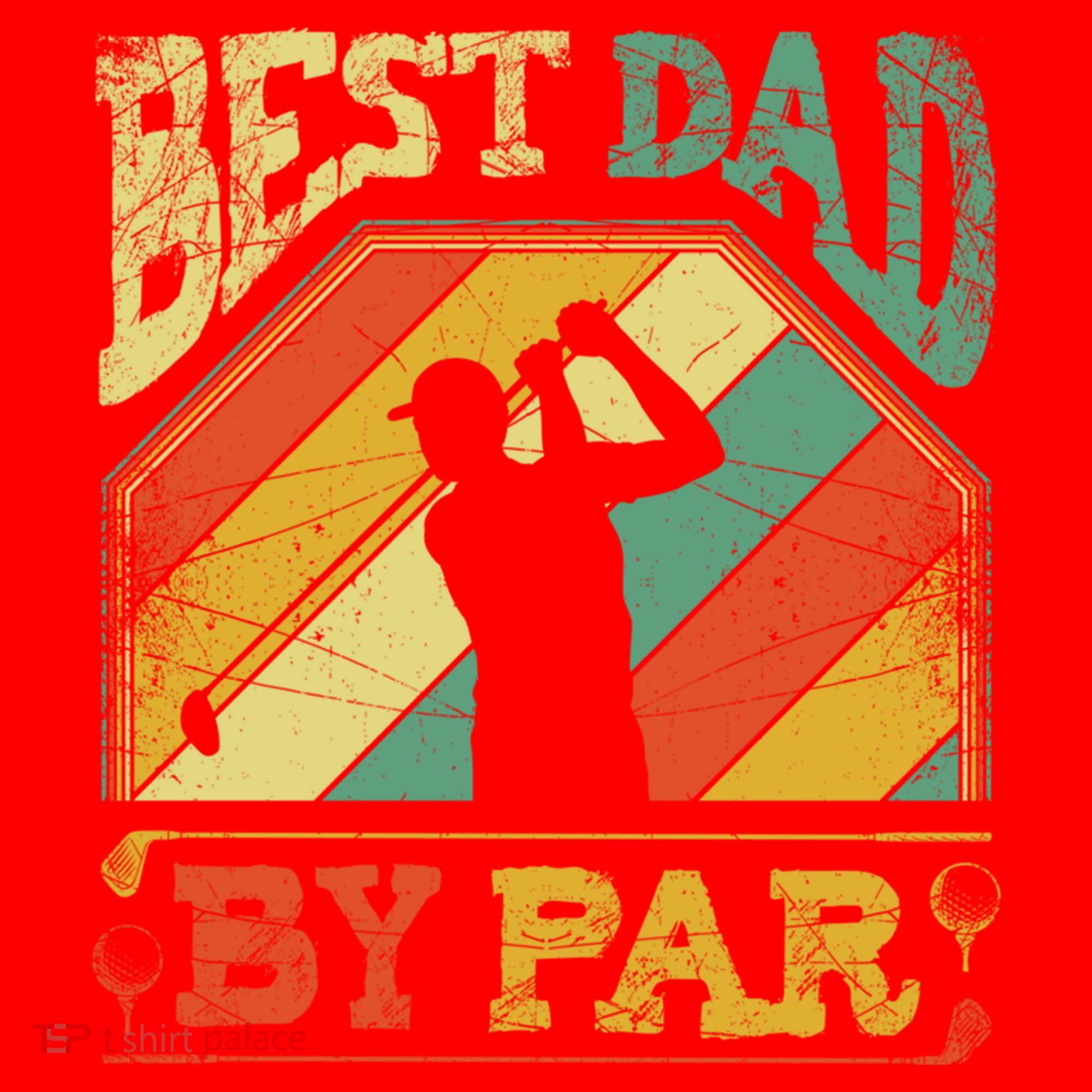 Best Dad By Par Father Appreciation Golf Lover FatherS Day Cool Gift Santa Hat