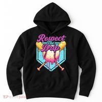 Baseball Drip Boy Home Plate Sports Respect The Drip  Hoodie thumb 0