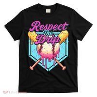Baseball Drip Boy Home Plate Sports Respect The Drip  T-Shirt thumb 0