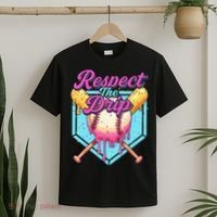 Baseball Drip Boy Home Plate Sports Respect The Drip  T-Shirt thumb 2