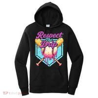 Baseball Drip Boy Home Plate Sports Respect The Drip  Women's Hoodie thumb 0