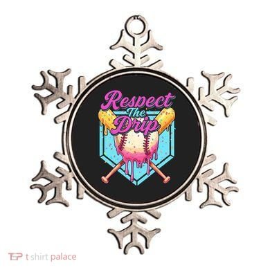 Baseball Drip Boy Home Plate Sports Respect The Drip  Ornament