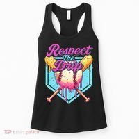 Baseball Drip Boy Home Plate Sports Respect The Drip  Women's Tank Top thumb 0