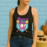 Baseball Drip Boy Home Plate Sports Respect The Drip  Women's Tank Top thumb 2