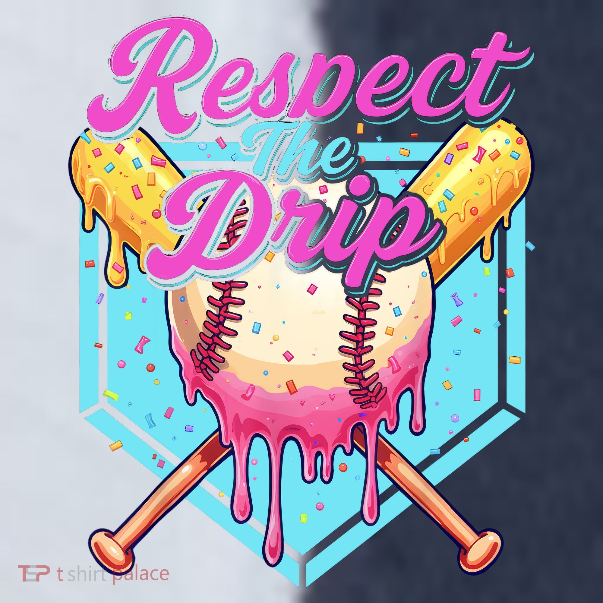 Baseball Drip Boy Home Plate Sports Respect The Drip  Sport-Tek Competitor United Soccer Jersey