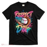 Baseball Drip Boy Ice Cream Drip Respect The Drip  T-Shirt thumb 0