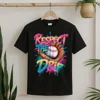 Baseball Drip Boy Ice Cream Drip Respect The Drip  T-Shirt thumb 2