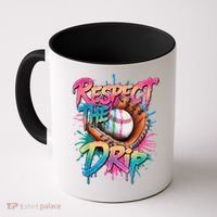 Baseball Drip Boy Ice Cream Drip Respect The Drip  Coffee Mug thumb 0