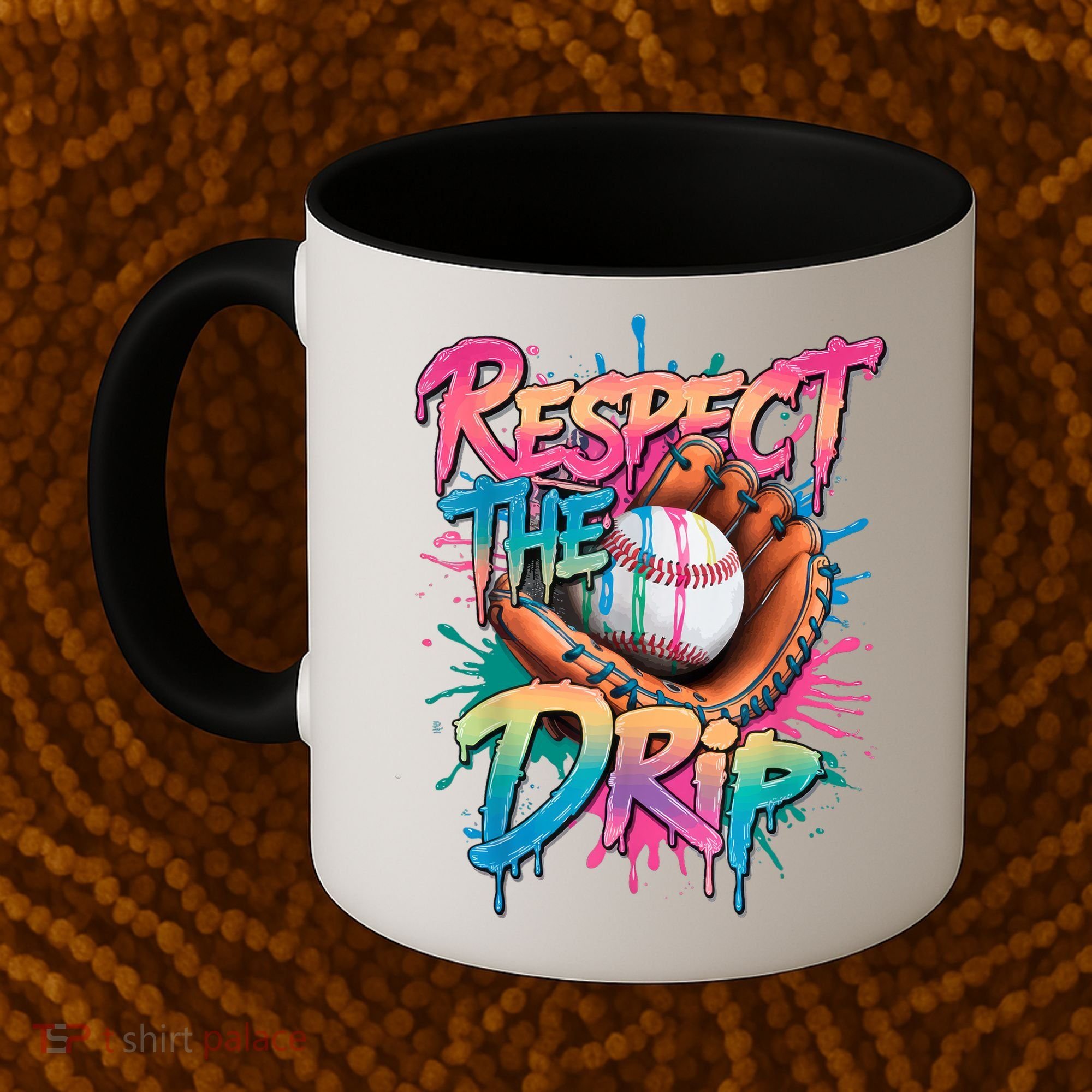 Baseball Drip Boy Ice Cream Drip Respect The Drip  Coffee Mug