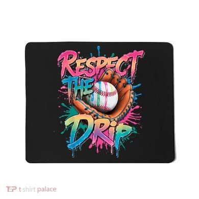 Baseball Drip Boy Ice Cream Drip Respect The Drip  Mousepad