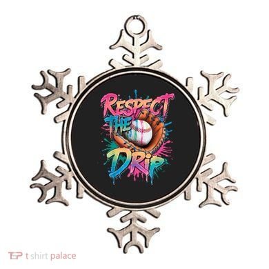 Baseball Drip Boy Ice Cream Drip Respect The Drip  Ornament