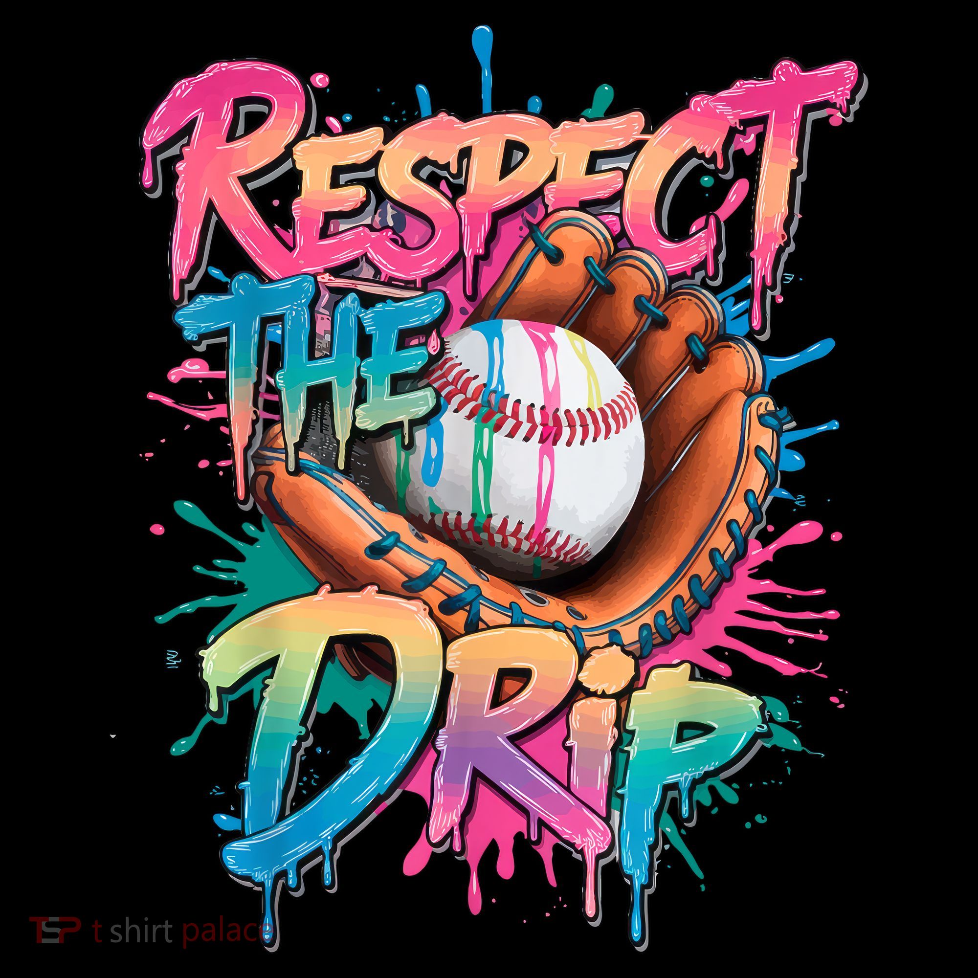 Baseball Drip Boy Ice Cream Drip Respect The Drip  Ornament