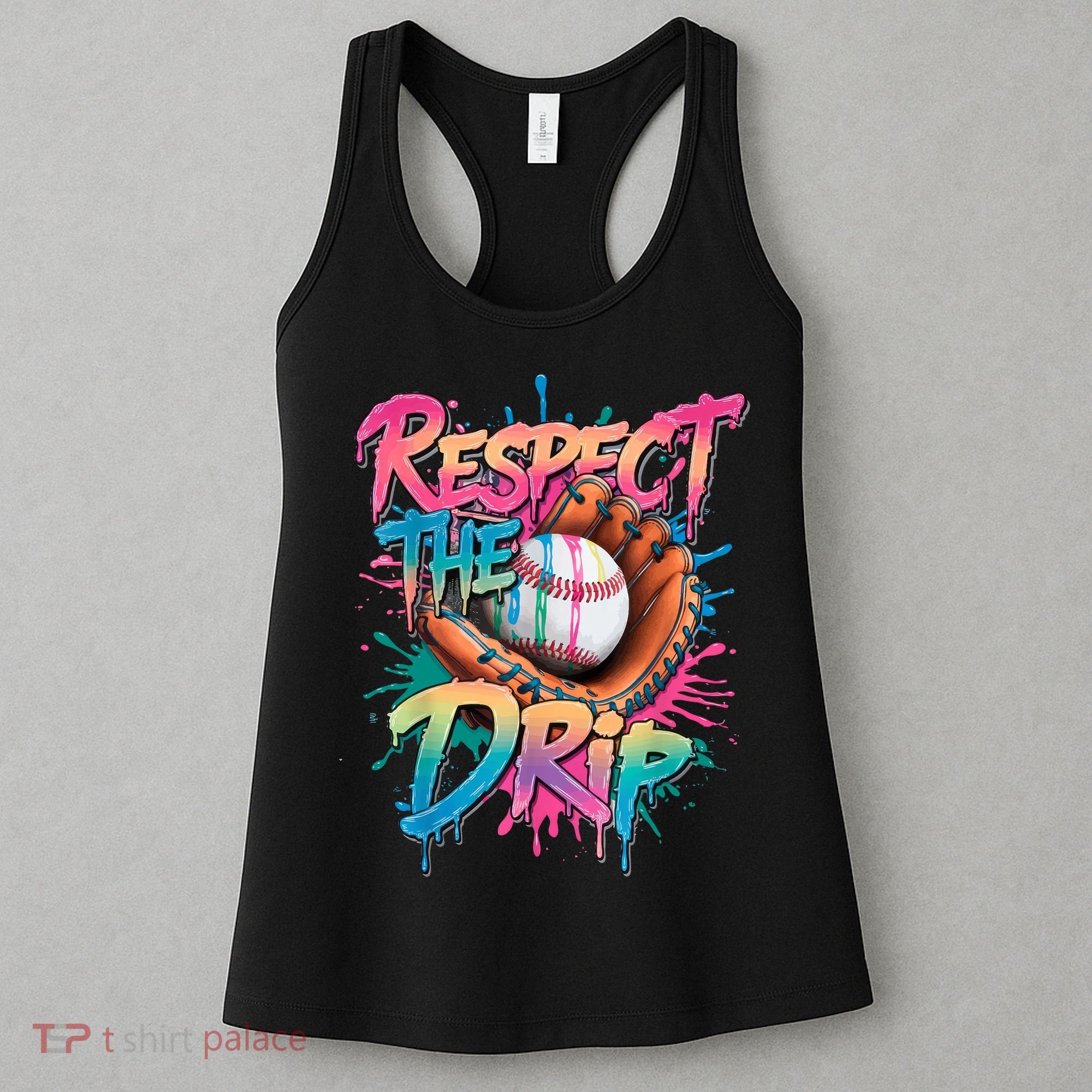 Baseball Drip Boy Ice Cream Drip Respect The Drip  Women's Tank Top