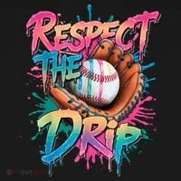 Baseball Drip Boy Ice Cream Drip Respect The Drip  Toddler Hoodie thumb 2