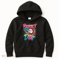 Baseball Drip Boy Ice Cream Drip Respect The Drip  Kids Hoodie thumb 0