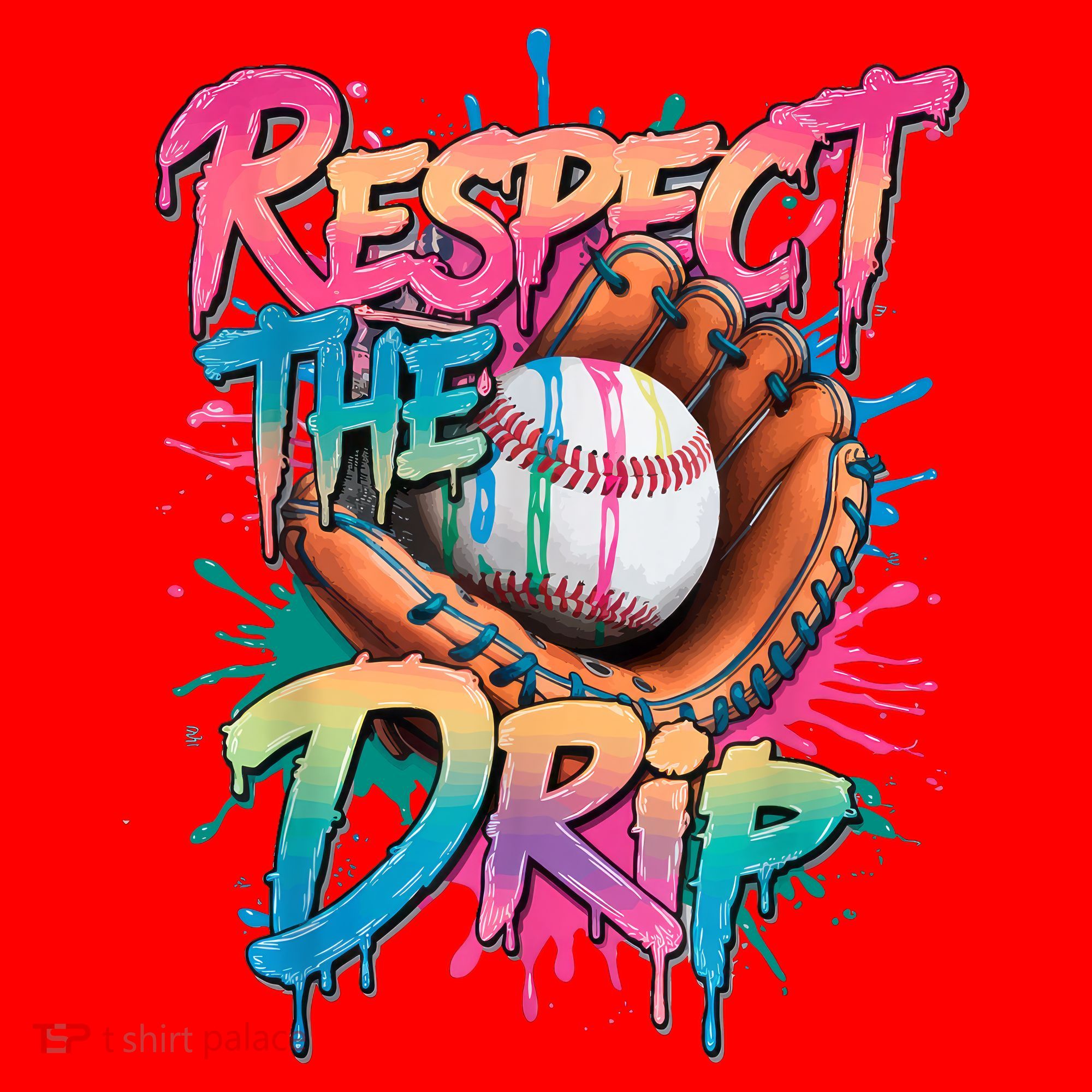 Baseball Drip Boy Ice Cream Drip Respect The Drip  Santa Hat