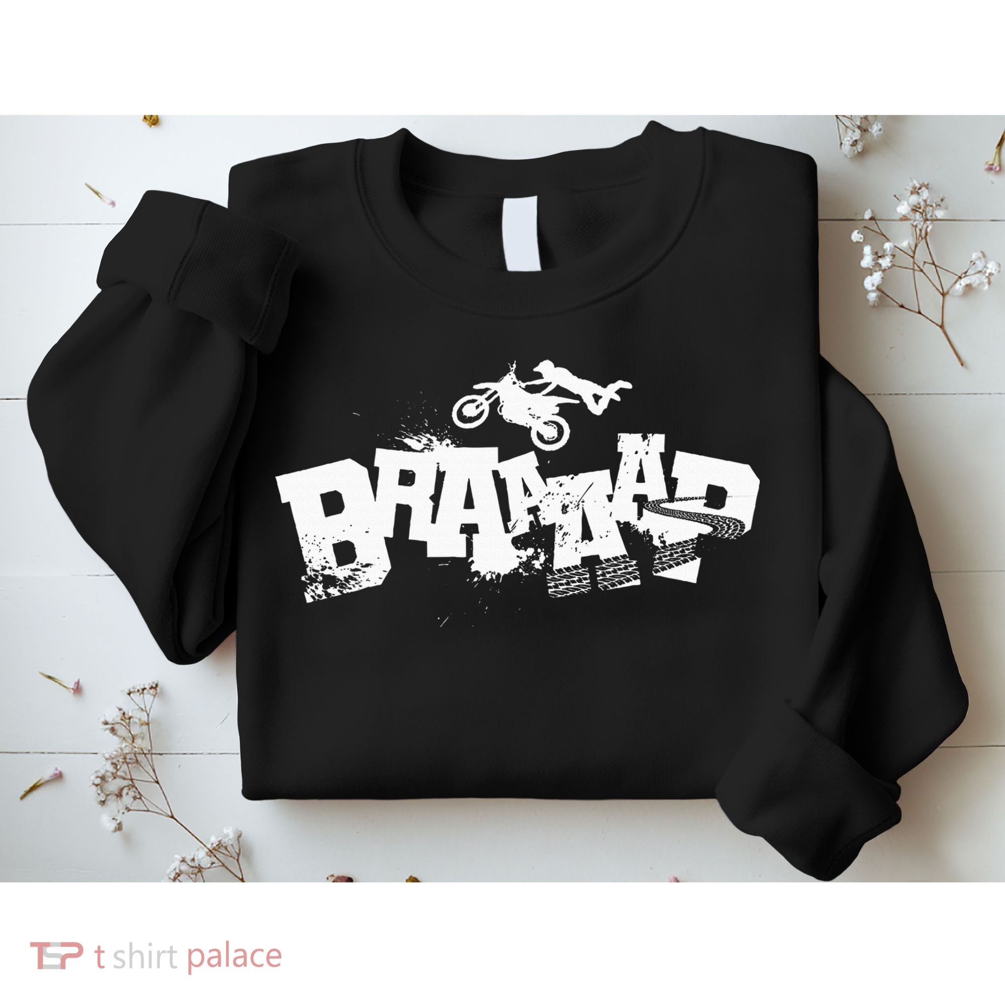 Braaap Dirt Biking Boy Dirt Bike Sweatshirt