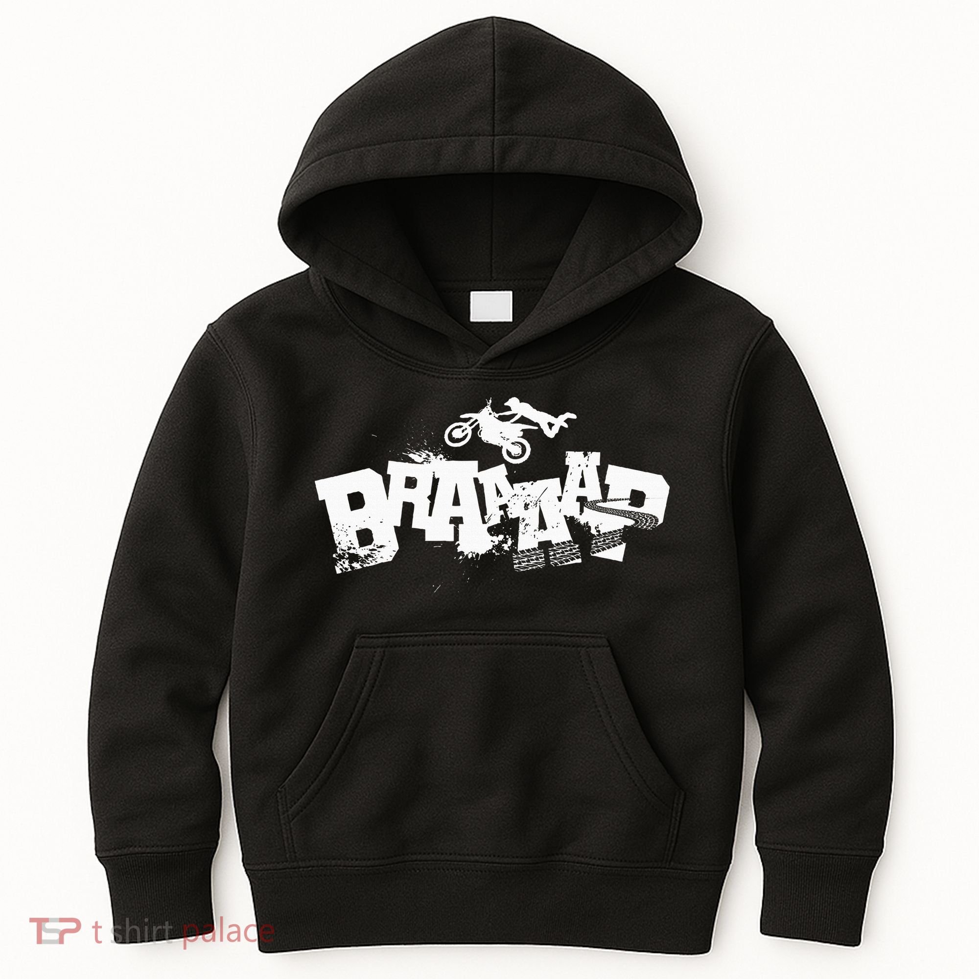 Braaap Dirt Biking Boy Dirt Bike Kids Hoodie