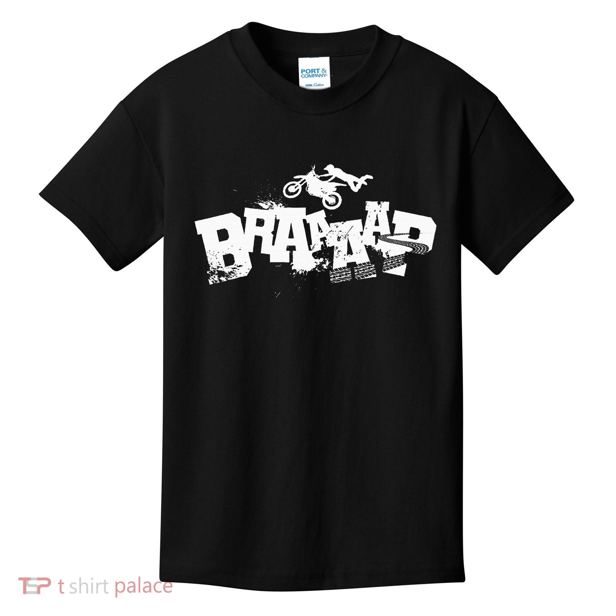 Braaap Dirt Biking Boy Dirt Bike Kids T-Shirt