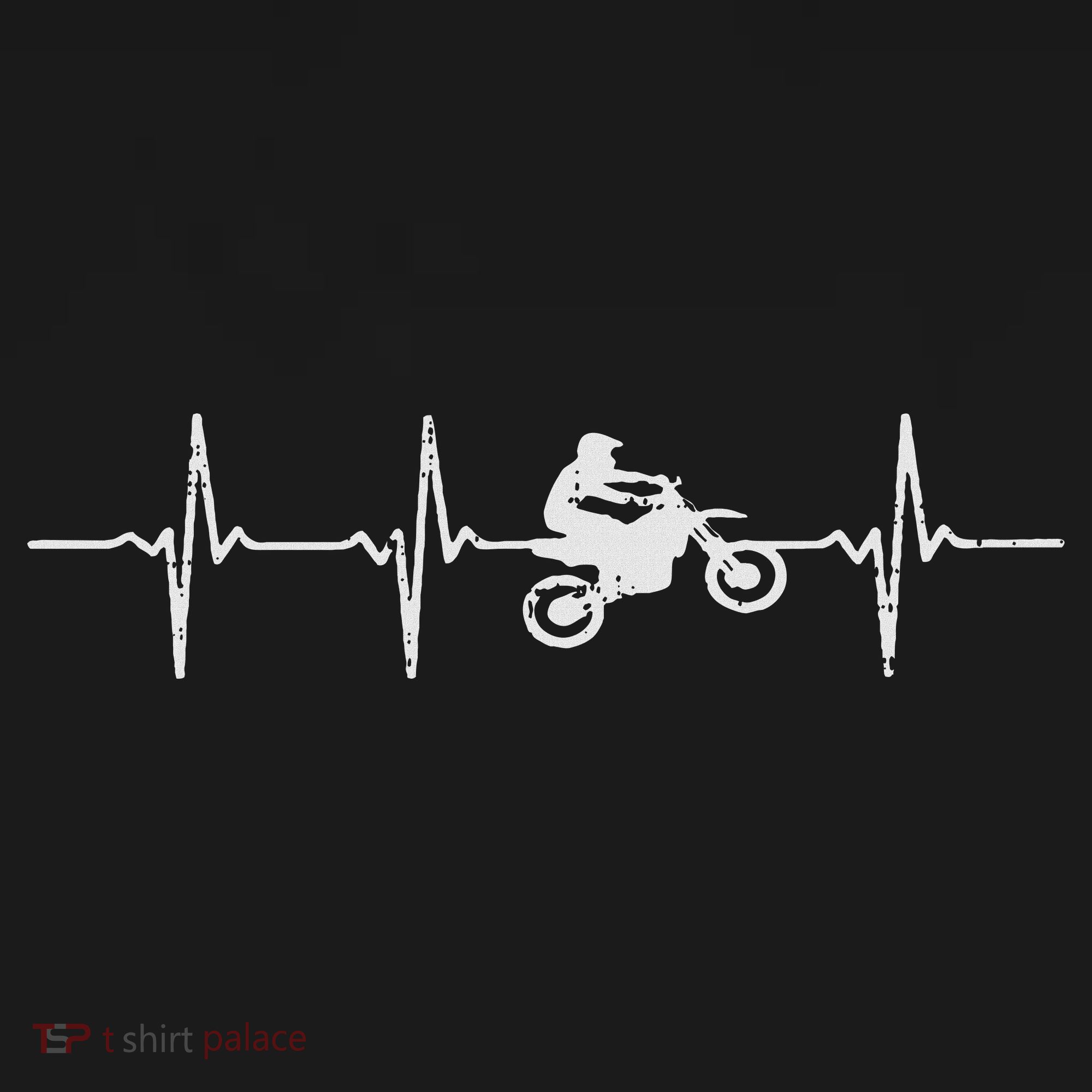 Boredkoalas Dirt Bike Heartbeat Pulse Motocross Motorcycle Racing Gift Kids Sweatshirt