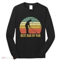 Best Dad By Par Disc Golf Golfer Player Funny Father's Day Long Sleeve Shirt thumb 0