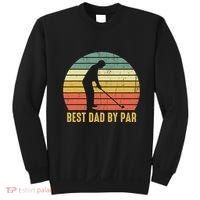Best Dad By Par Disc Golf Golfer Player Funny Father's Day Sweatshirt thumb 0